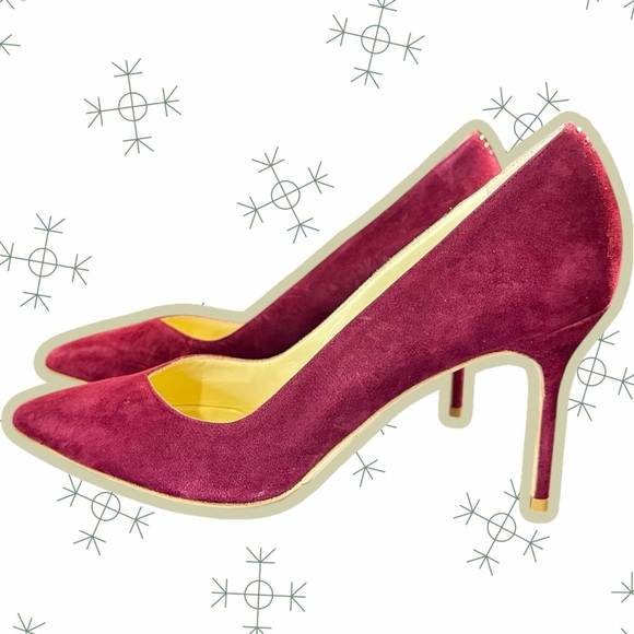 NWOT Sarah Flint ‘Perfect Pump 85’ in Cabernet Burgundy Suede Size 41 = Size 10 - Picture 8 of 12